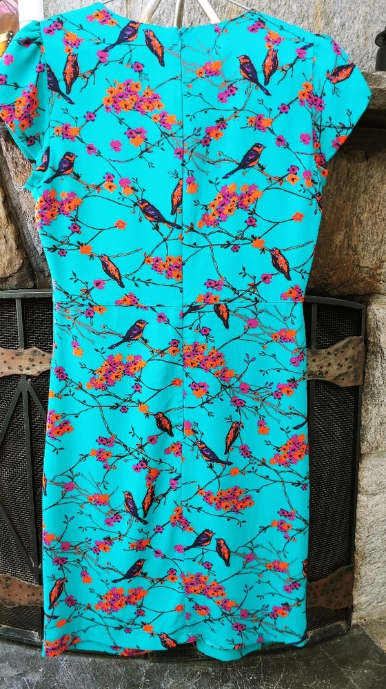 Beautiful bird print dress